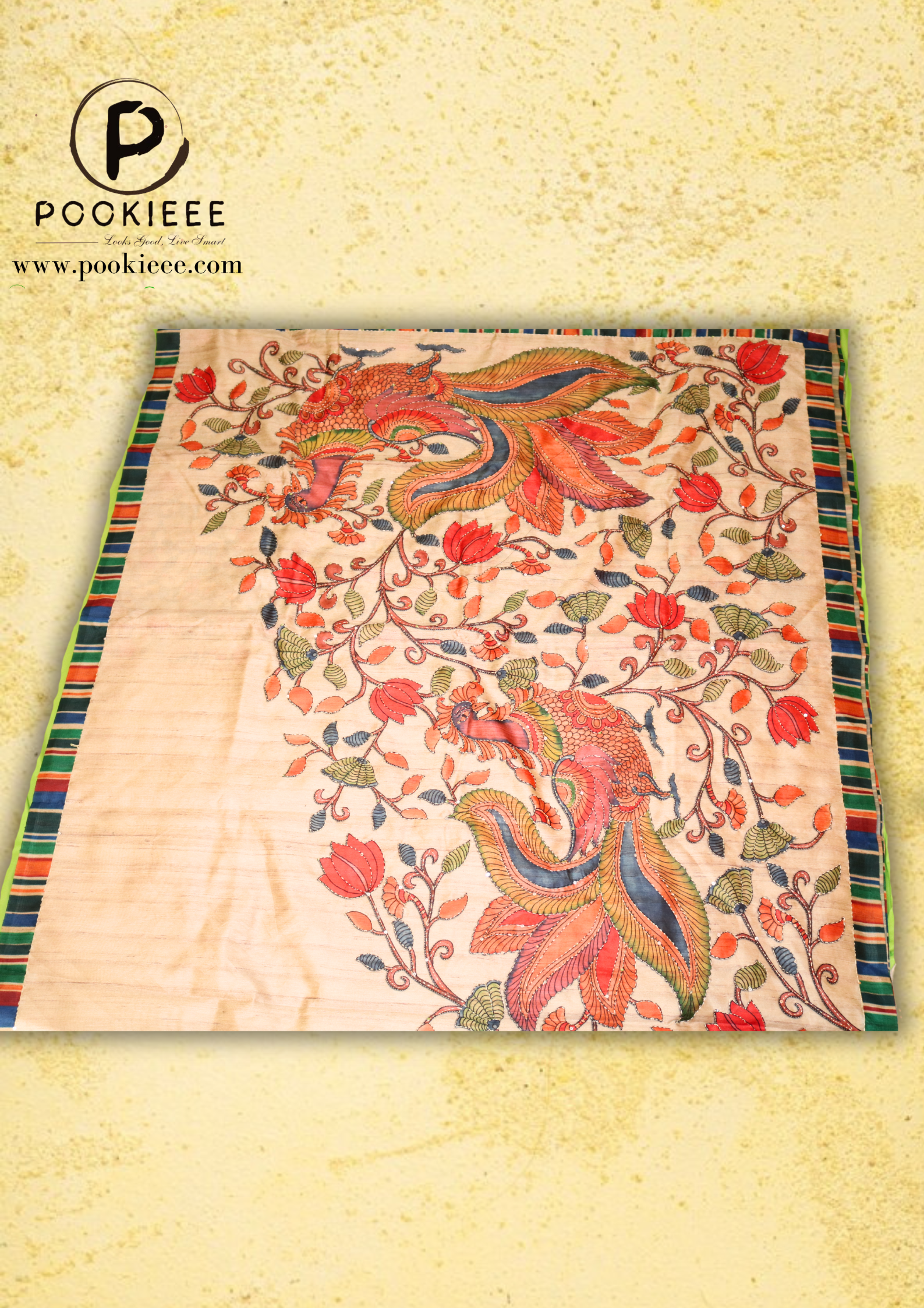 Tasar Katha Saree